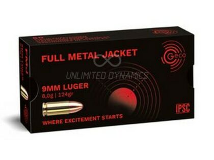 GECO 9mm Luger Full Metal Jacket 124gr 50STK