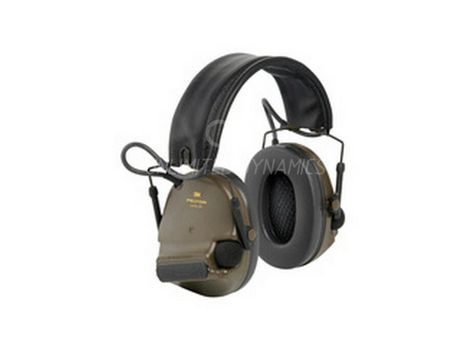 3M Peltor Kapselgehoerschutz Headset ComTac XPI Gruen mit Equalizer Kopfbuegel