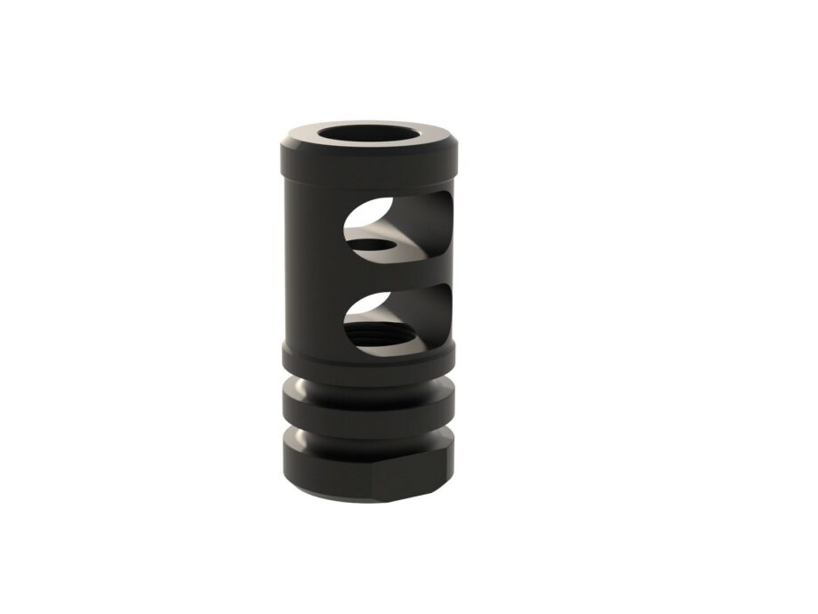 UNLIMITED DYNAMICS AR15 Two Chamber NATO A2 Compensator .223 Rem. 1/2 28 UNEF Stainless Steel, QPQ Fnish