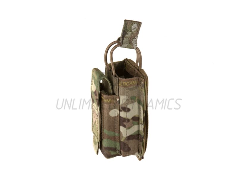 WARRIOR Single Open Mag Pouch 5.56mm with 9mm – Multicam