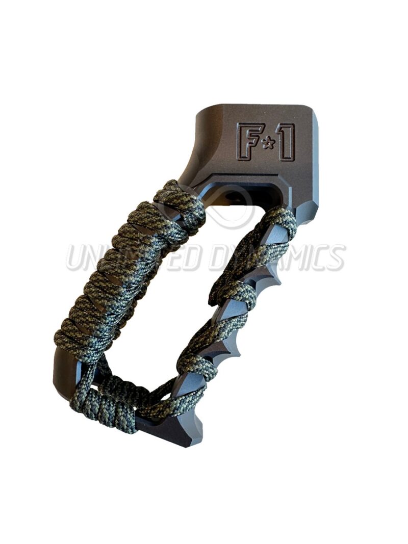 WATCHTOWER / F-1 FIREARMS Skeletonized Grip Style 2 AR-15 BLK inkl. Paracord ODG