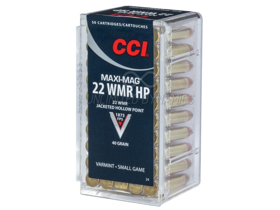 CCI .22 Win. Mag. 2,6g Jacketed Hollow Point Maxi Mag 50 Stk.